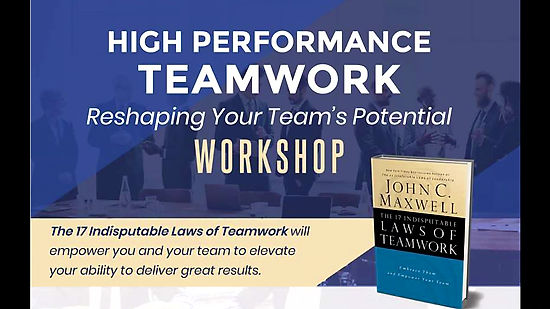 17 Indisputable Laws of Teamwork Workshop